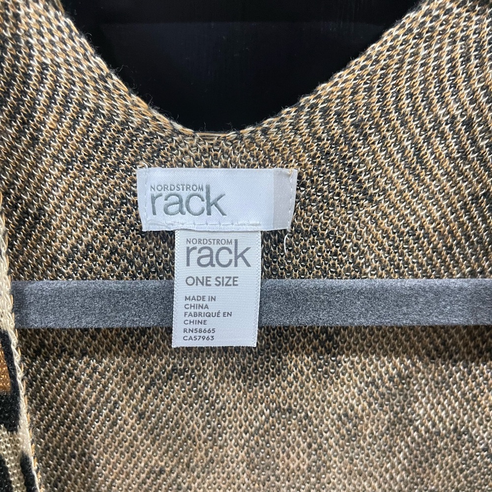 Leopard Print Open Front Wrap - image 2